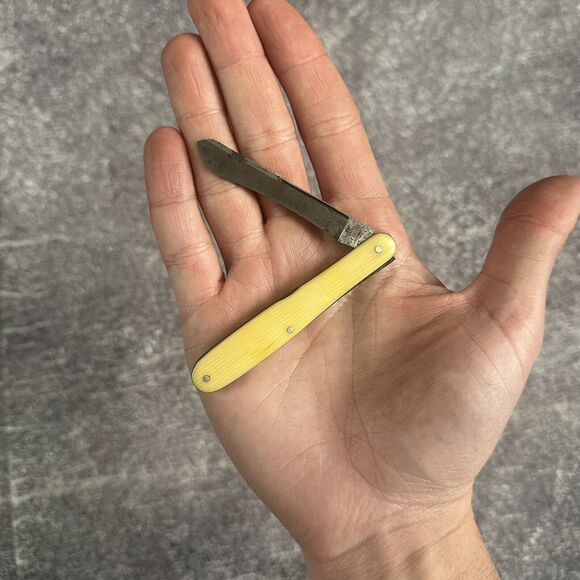 Vintage 1920's Antique Zwilling JA Henckels Off White 2 1/8